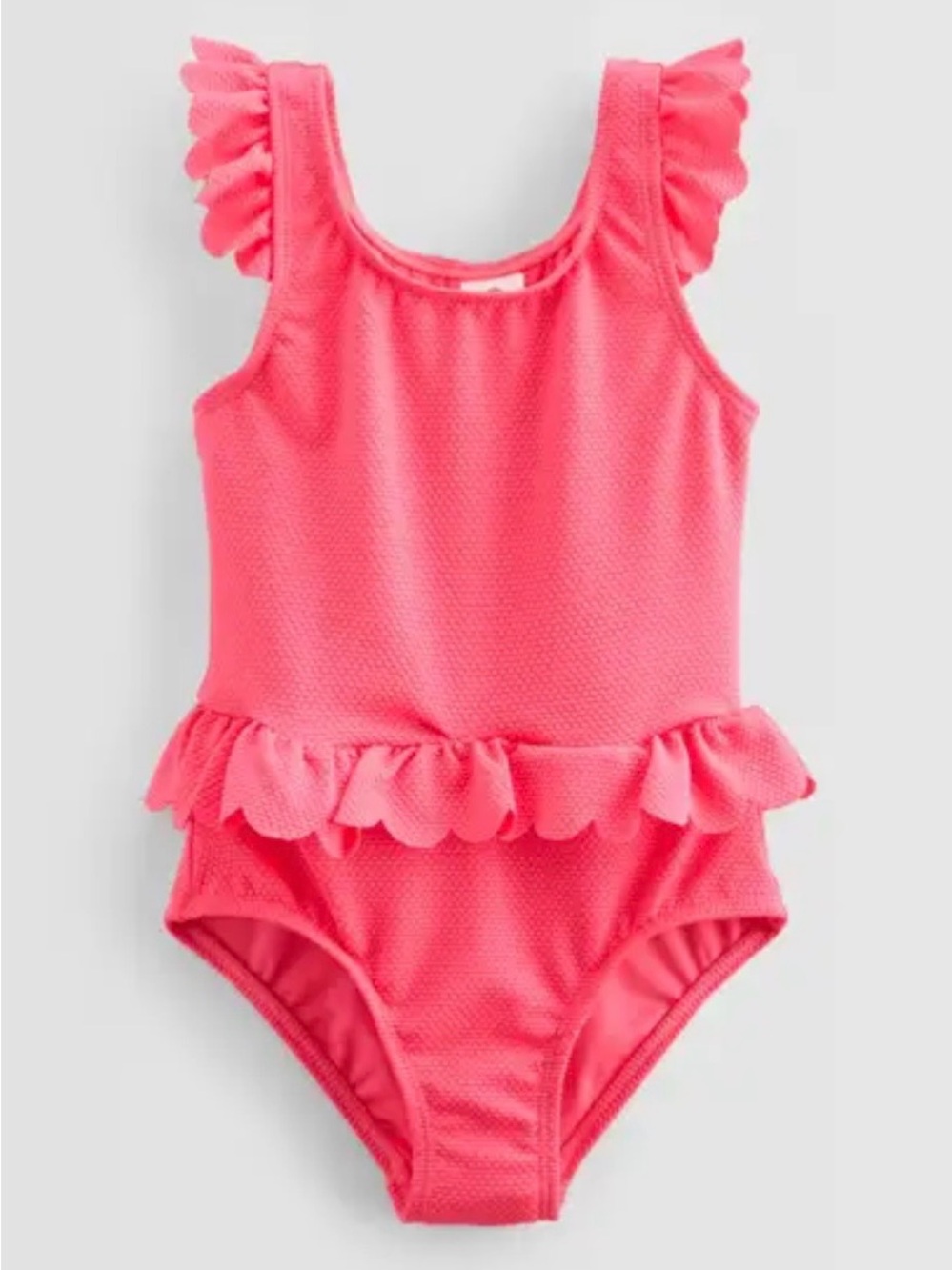 Tucker + Tate Hot Pink Ruffled Girls One-Piece Swimsuit